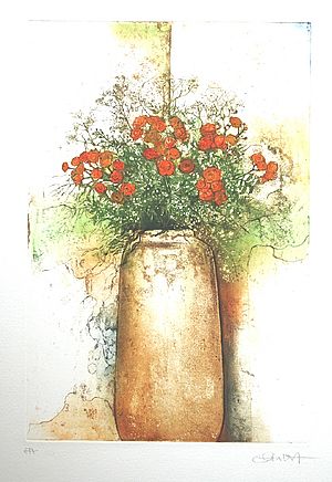 "Vase mit Blumen" (253) 